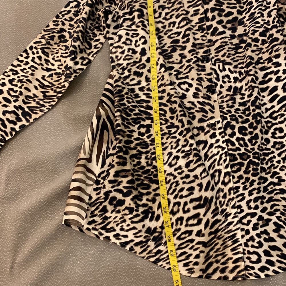 Chicos animal print shirt, size small - Picture 12 of 13